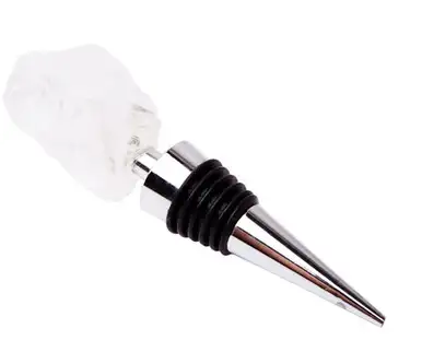 ZEE'S CREATIONS - Gemstoppers - Rock Quartz Bottle Stopper (GS1006)