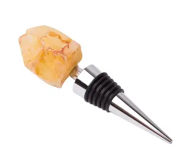 ZEE'S CREATIONS - Gemstoppers - Aura Quartz Bottle Stopper (GS2004)