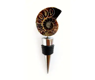 ZEE'S CREATIONS - Ammonite Half-Cut Bottle Stopper (GS4001)