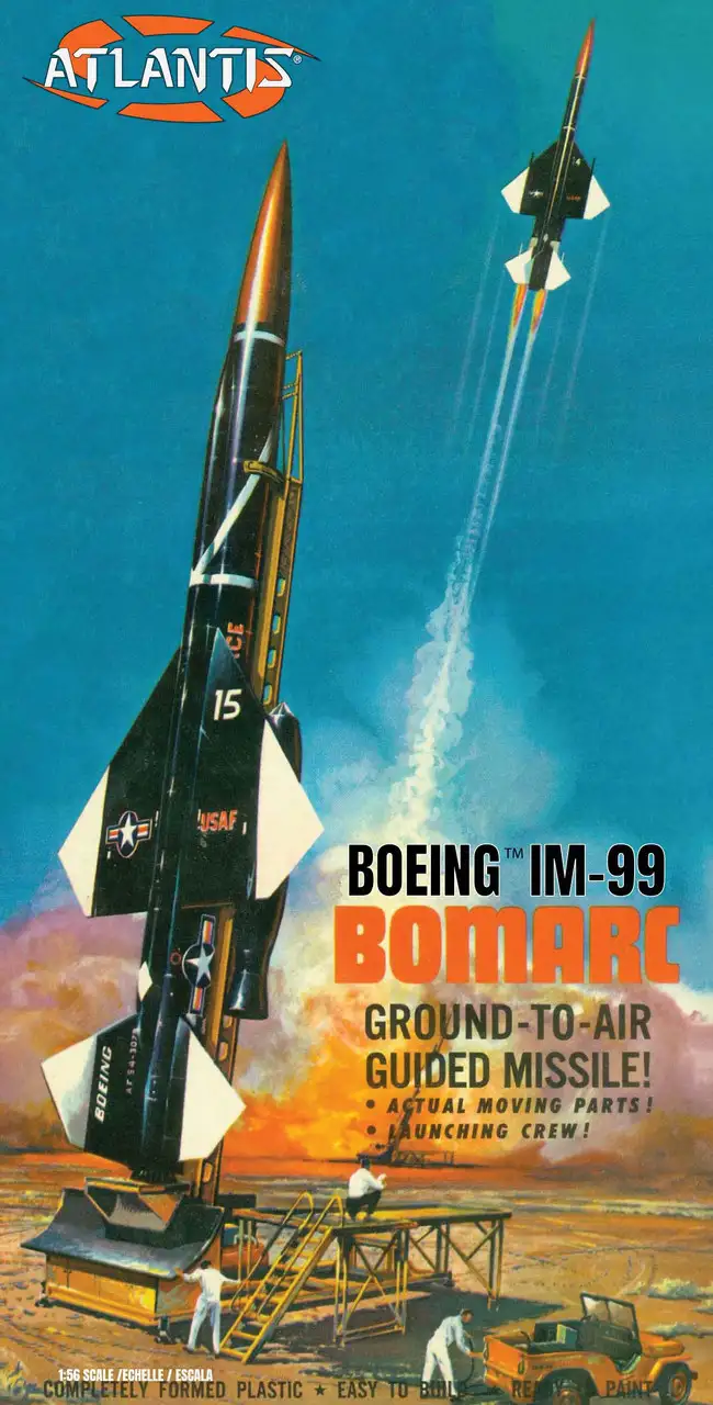 Boeing IM-99 Bomarc Ground-to-Air Guided Missile 1/56 Atlantis Models