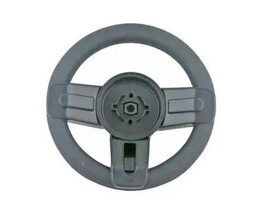 POWER WHEELS - J4390-9769 Black Steering Wheel for Ford Mustang and Jeep Hurricane