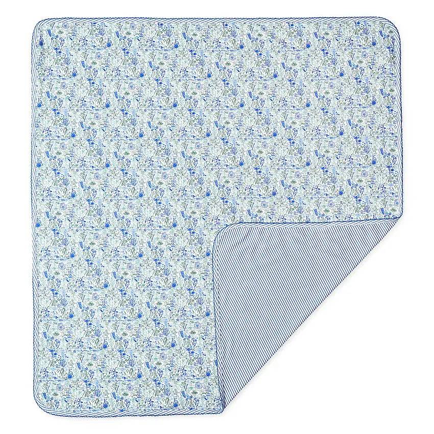 Birth Flowers Baby Blanket - Birth Flowers - Aster Multi