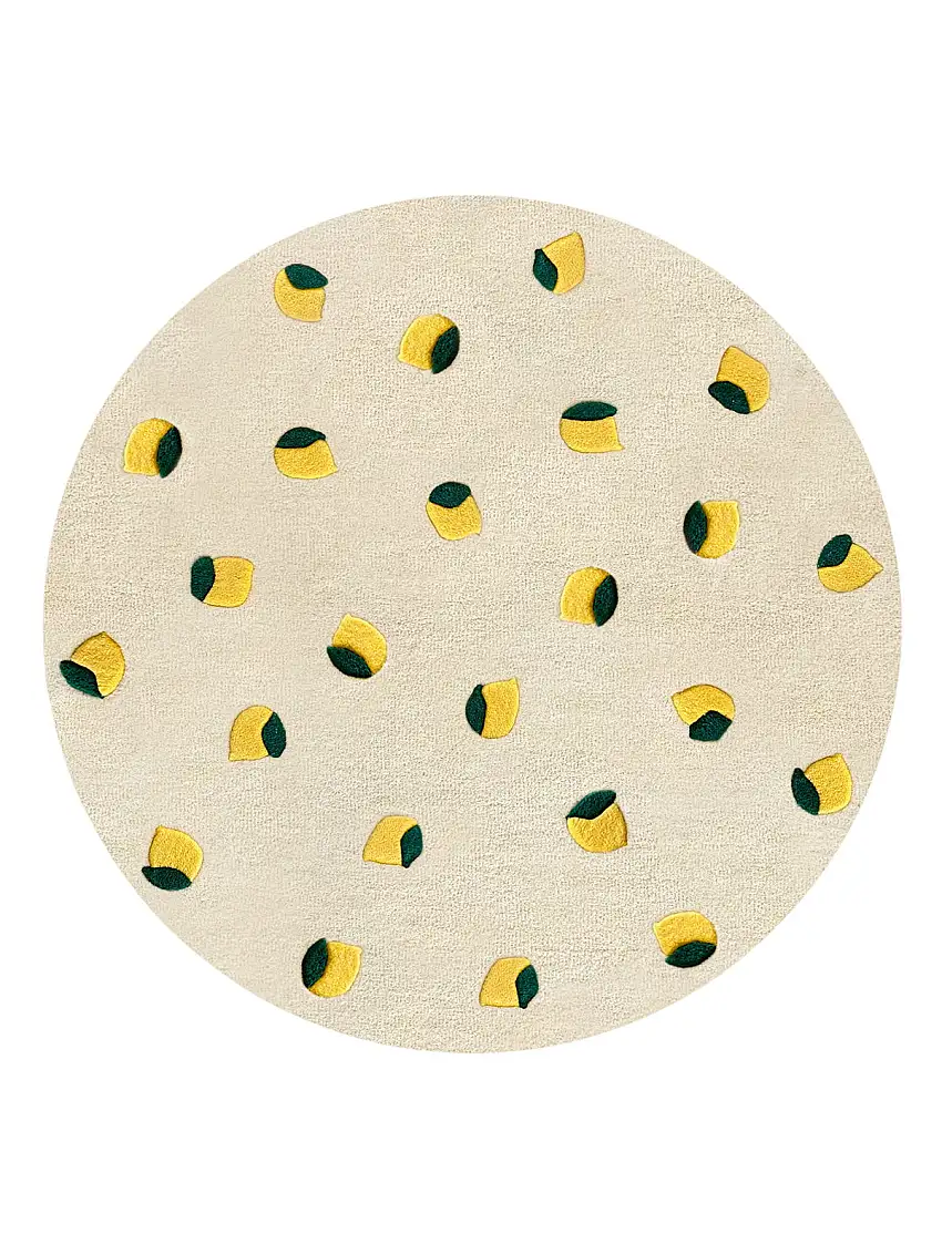 Rug Lemons 3.9 Ft Diameter