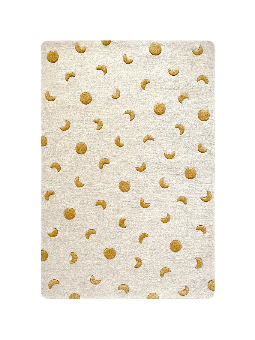 Rug Moons Cream / Gold 3.9 X 5.9 Ft