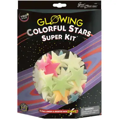 University Games - Colorful Stars Glowing Stars Super Kits 150/Pkg (19492)