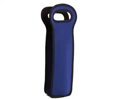 ZEE'S CREATIONS - Neoprene Wine Tote Single Bottle - Navy (NP115)