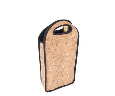 ZEE'S CREATIONS - Neoprene Cork Wine Bottle Tote (Holds 2 Bottles) (NP213)