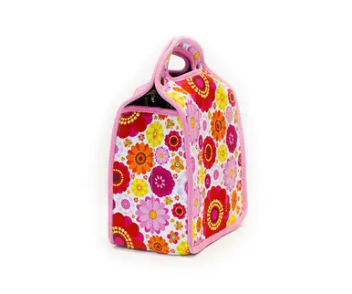 ZEE'S CREATIONS - Neoprene 6-Pack Tote - Flower Power (NP303)