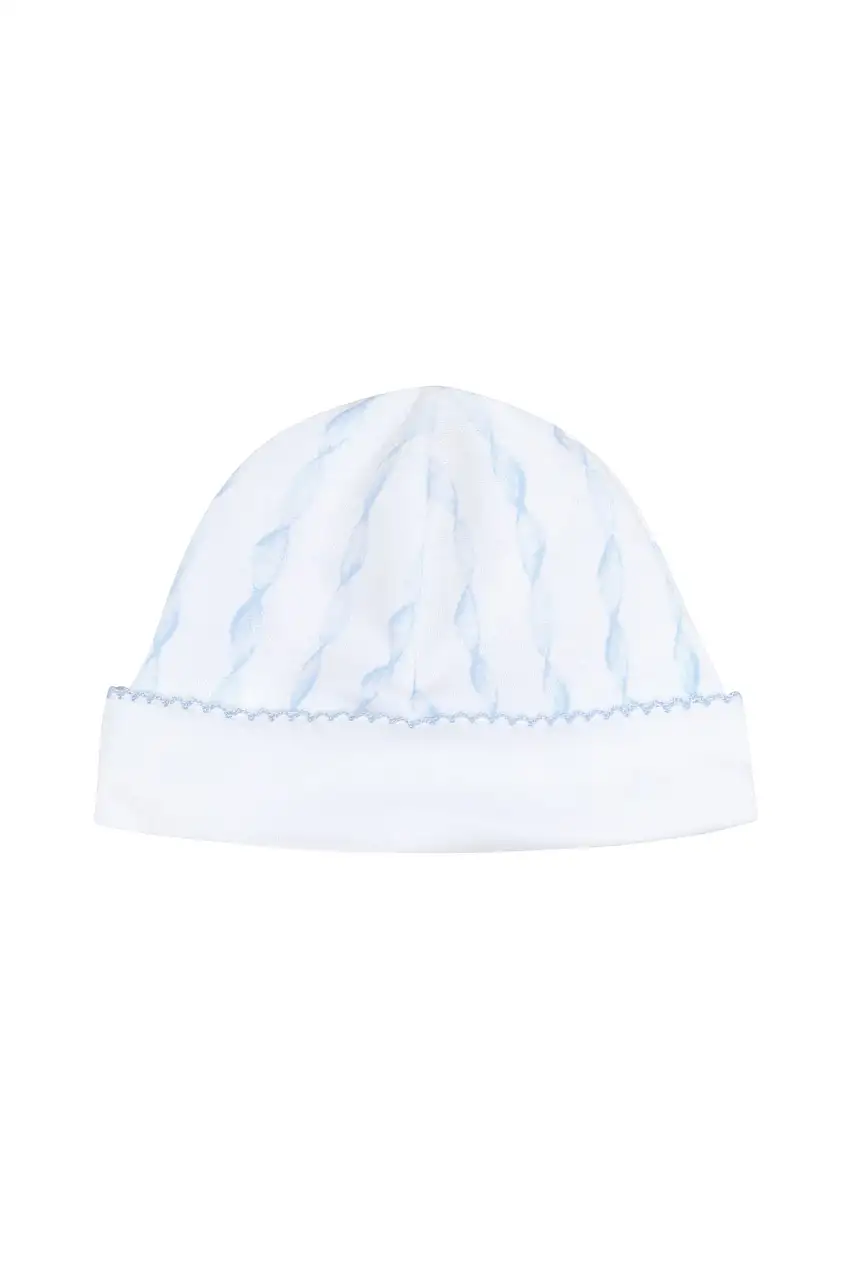 Blue Twirls Hat