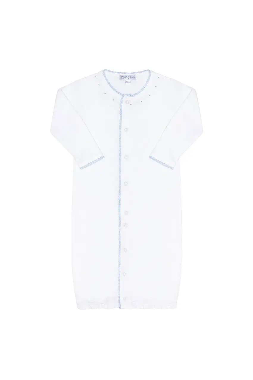 Blue Crochet Converter Gown