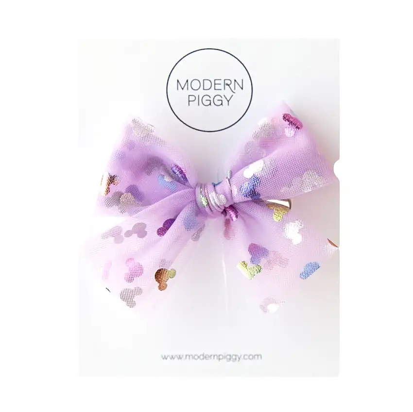 Bibbidi Bobbidi - Purple | Tulle Bow