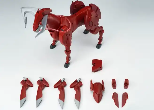 Effects Wings EWRG024C 1/144 Bicorn Battle Horse Grani (Red)