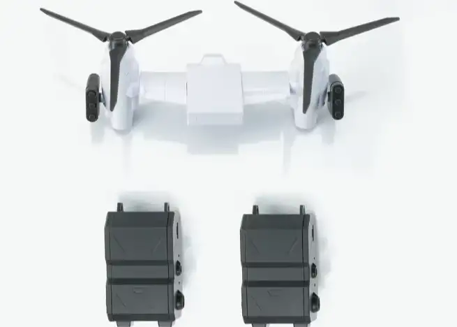 Effects Wings EWHG004C HG 1/144 Helicopter Takeoff Backpack (White)