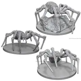WZK72558 Wizkids/NECA Dungeons & Dragons Nolzur`s Marvelous Unpainted Miniatures: Spiders