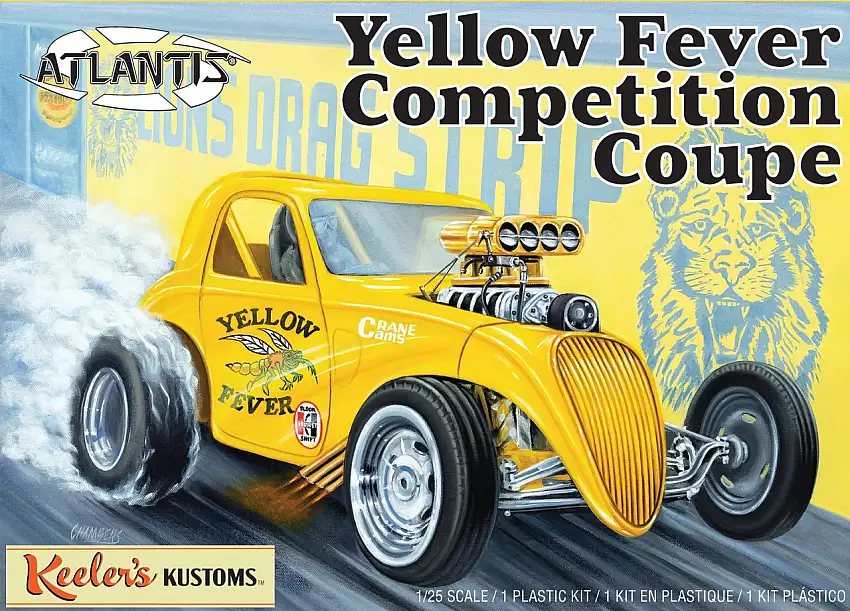 Keeler's Kustoms Yellow Fever Competition Coupe 1/25 Atlantis