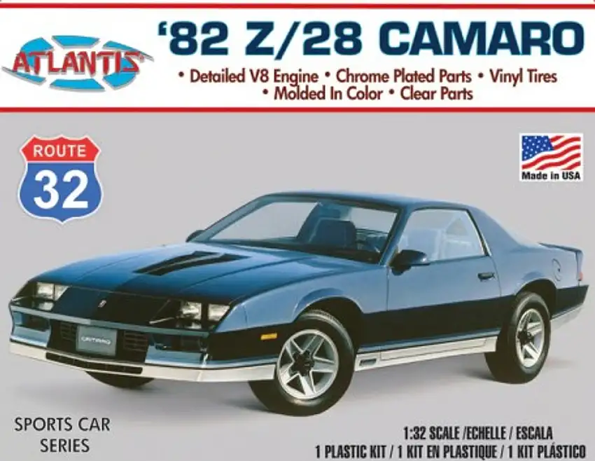 1982 Chevy Camaro Z28 Route 32 Car 1/32 Atlantis Models
