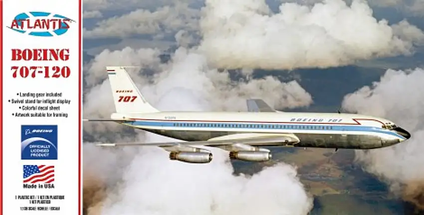 B707-120 Passenger Airliner 1/139 Atlantis Models