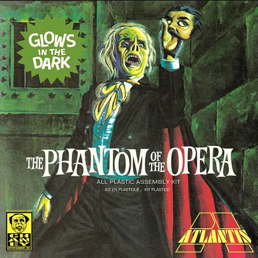 Phantom of the Opera Glow-in-the-Dark Figure (formerly Aurora) 1/8 Atlantis Models