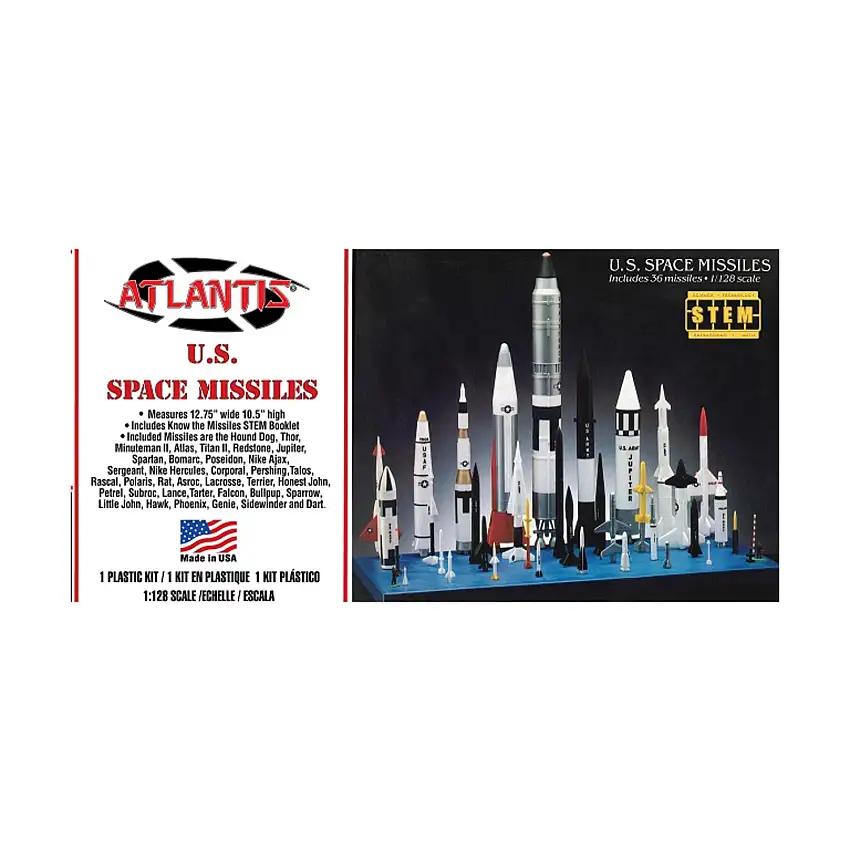 U.S. Space Missiles (1/128 Scale)