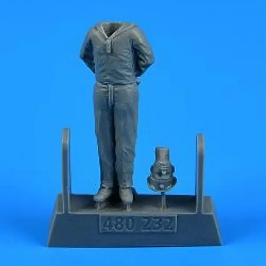 WWII German Submarine Type VIIC Kriegsmarine Ceremony Sailor #4 for TSM 1/48 Aerobonus