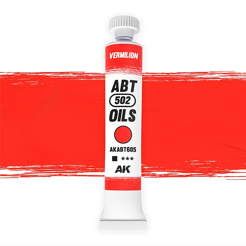 Vermilion Oil Paint 20ml Tube Abteilung 502
