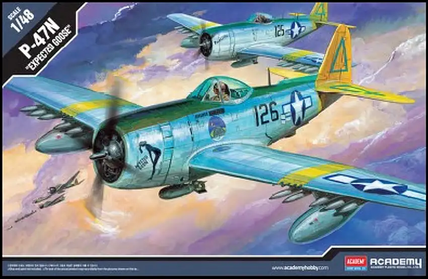 P-47N Special Expected Goose Fighter 1/48 Academy