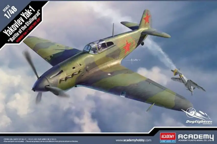 Yak1 Fighter Battle of the Stalingrad 1/48 Academy