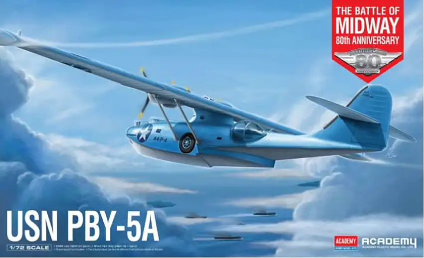 PBY-5A USN Aircraft Battle of Midway 80th Anniversary 1/72 Academy