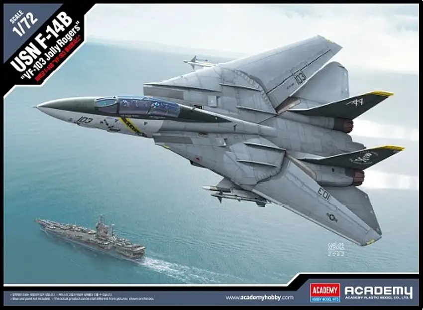 F-14B VF103 Jolly Rogers USN Fighter 1/72 Academy