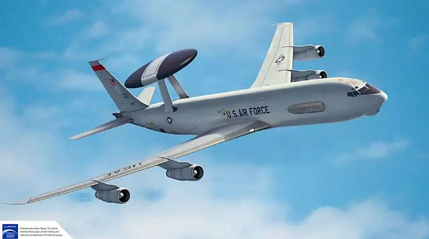 E-3G Sentry AWACS USAF Aircraft 1/144 Academy