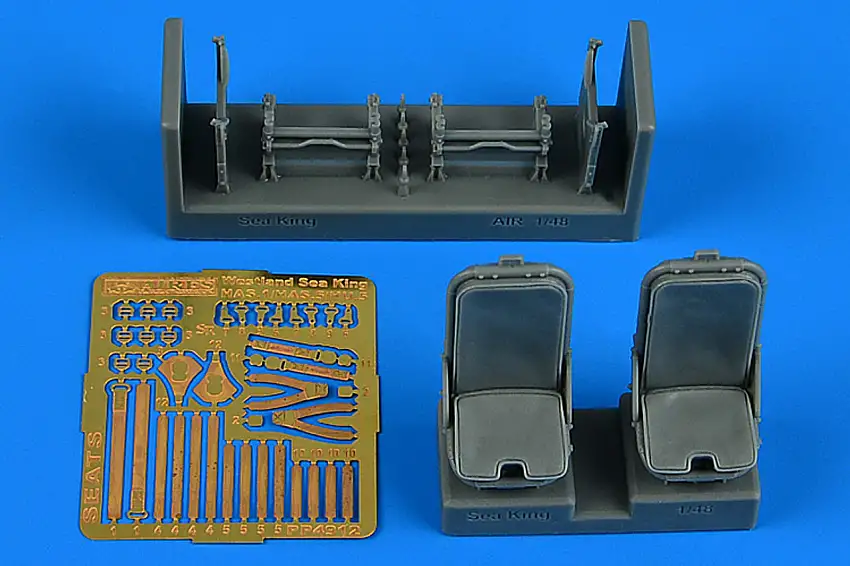 Westland Sea King HAS.1/5/HU.5 Pilot & Co-pilot Seats For ARX 1/48 Aires