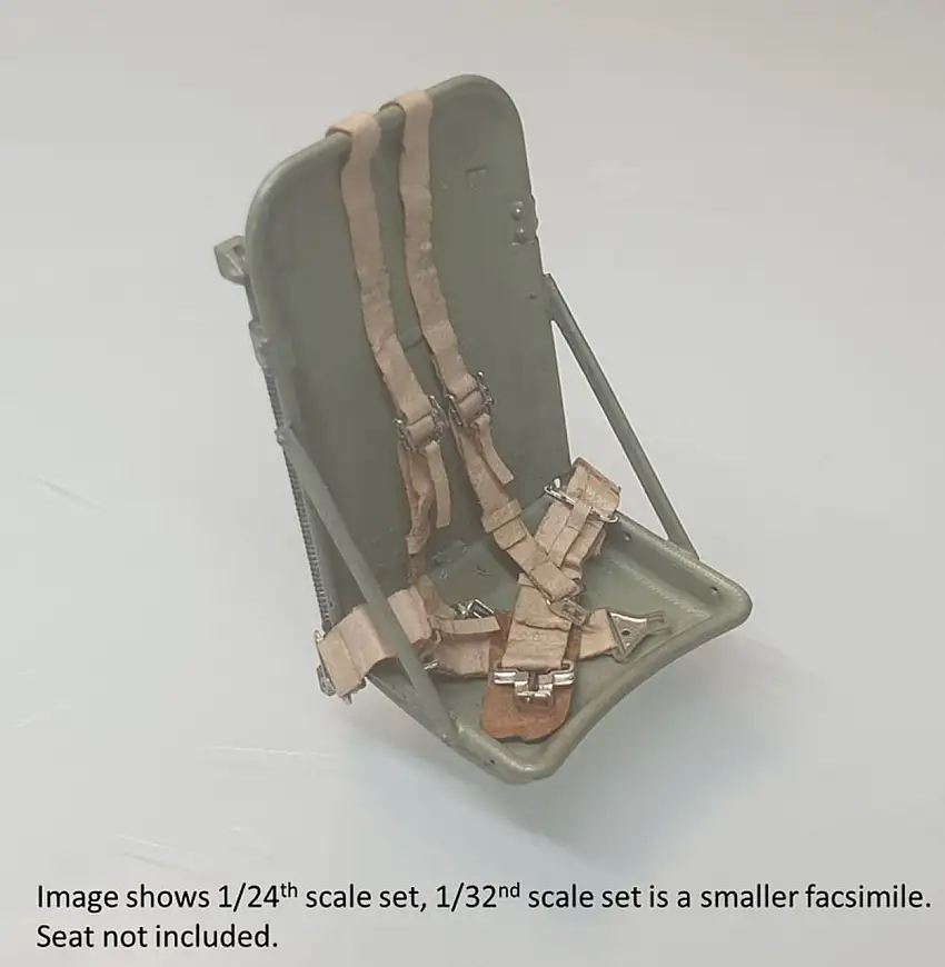 USAAF Seatbelts 1/32 Airscale Model Aircraft Enhancements