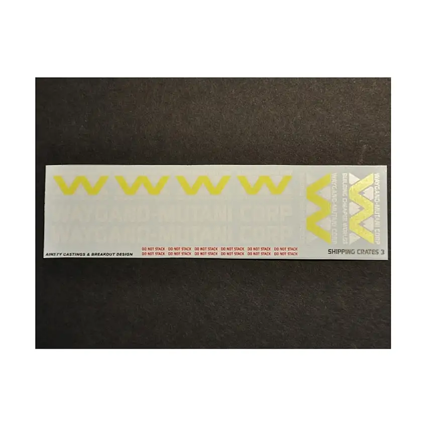 Shipping Container 3 Decals