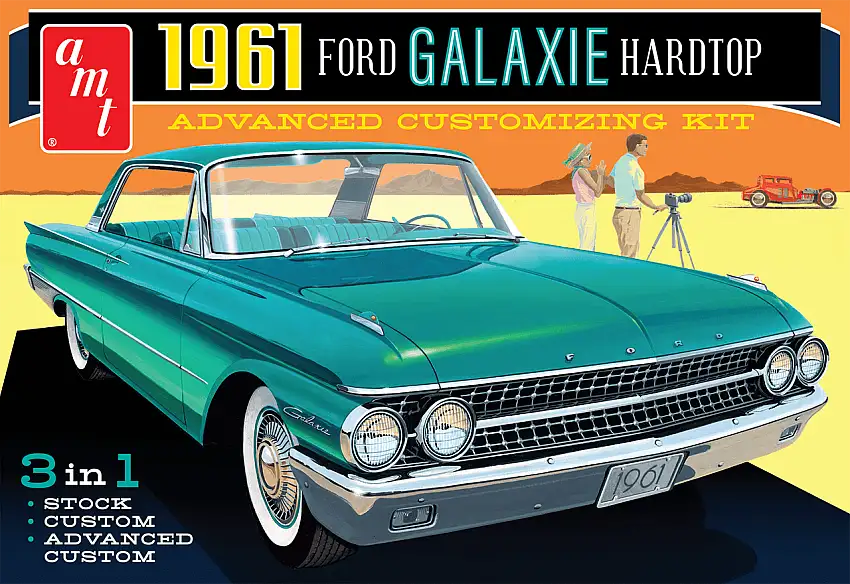 1961 Ford Galaxie Hardtop (3 in 1) 1/25 AMT Models