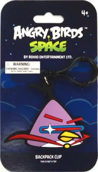 Angry Birds Space Lazer Bird PVC Backpack Clip