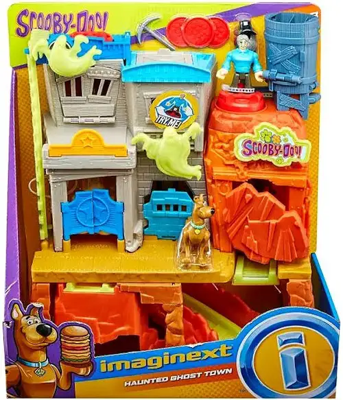 Fisher Price Scooby Doo Imaginext Haunted Ghost Town 3-Inch Playset
