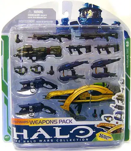 McFarlane Toys Halo 3 Series 5 Halo Wars Weapons Pack Action Figure Set