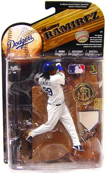 McFarlane Toys MLB Los Angeles Dodgers Sports Baseball Series 25 Manny Ramirez Exclusive Action Figure
