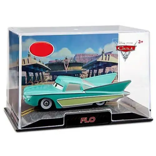 Disney / Pixar Cars Cars 2 1:43 Collectors Case Flo Exclusive Diecast Car