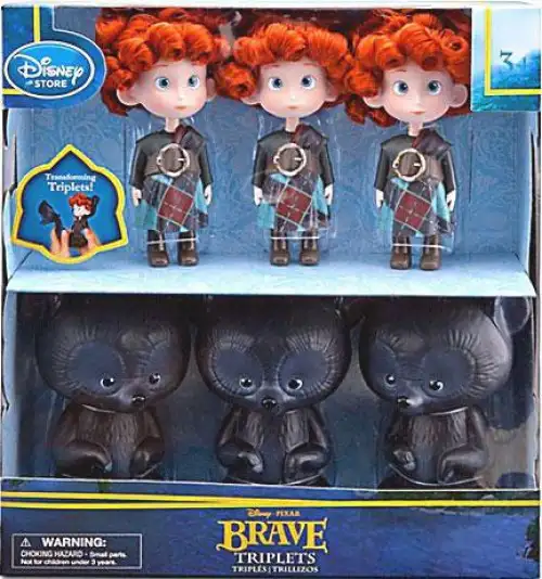 Disney / Pixar Brave Triplets & Bears Exclusive Doll Set