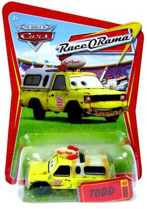 Disney / Pixar Cars The World of Cars Race-O-Rama Todd Pizza Planet Truck Diecast Car #93
