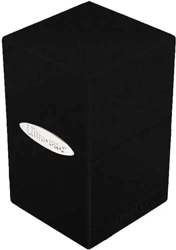 Ultra Pro Card Supplies Satin Tower Black Deck Box