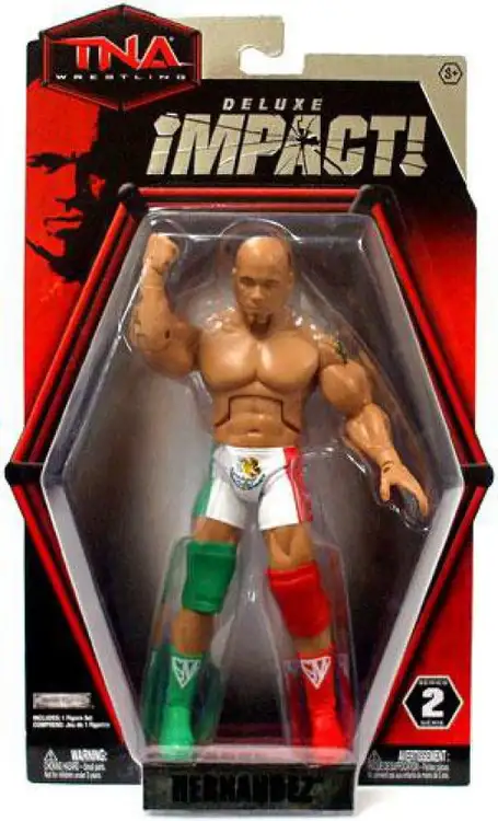 TNA Wrestling Deluxe Impact Series 2 Hernandez Action Figure