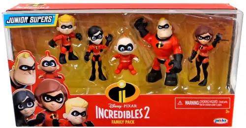 Disney / Pixar Incredibles 2 Junior Supers Family Pack Action Figure 5-Pack