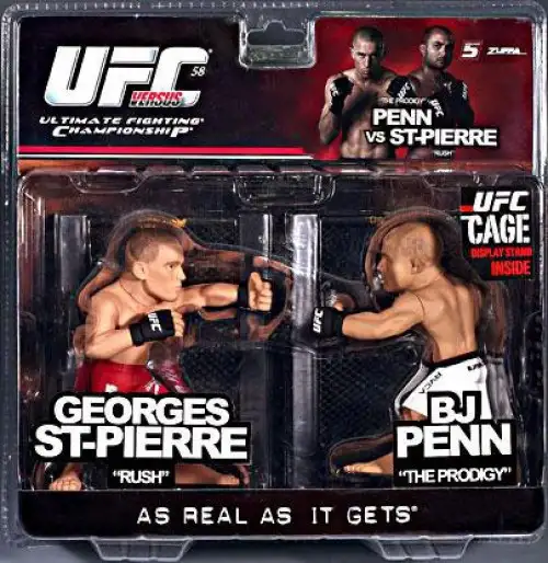 UFC Ultimate Collector Versus Series 2 Georges St Pierre vs. BJ Penn Action Figure 2-Pack [Limited Edition]
