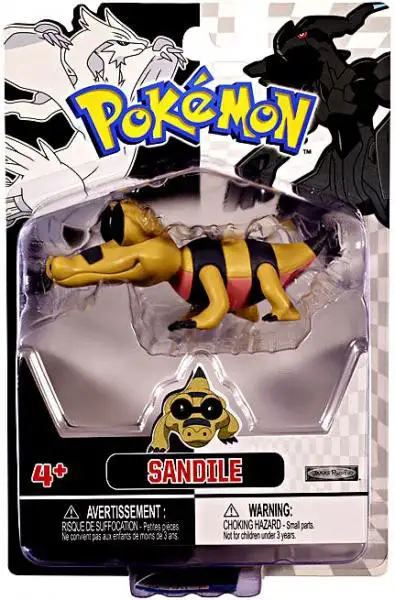 Pokemon Black & White Series 2 Basic Sandile Figure