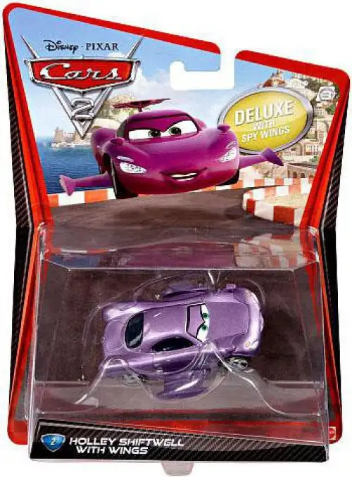 Disney / Pixar Cars Cars 2 Deluxe Oversized Holley Shiftwell with Wings Diecast Car #2