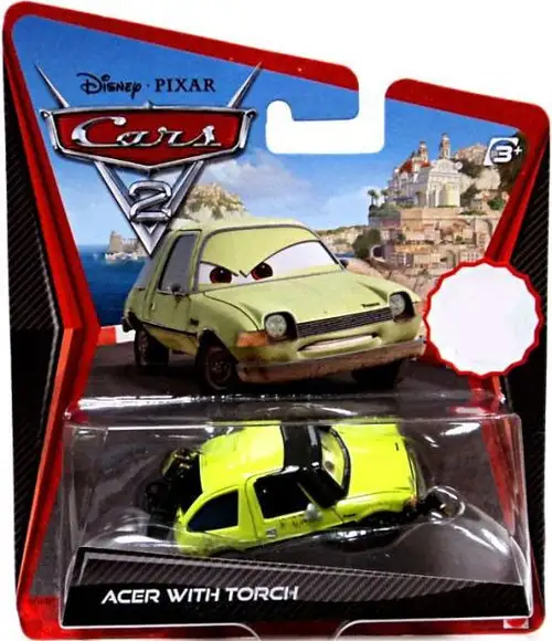 Disney / Pixar Cars Cars 2 Main Series Acer with Blow Torch Exclusive Diecast Car