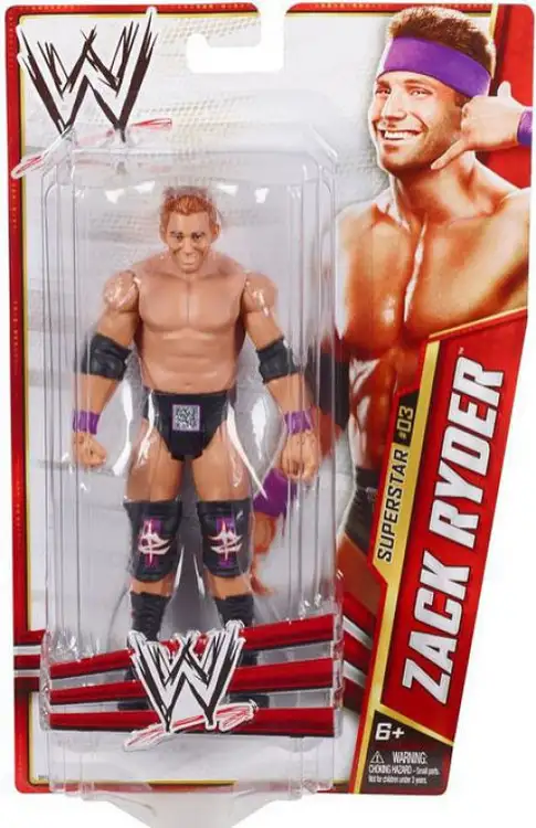 WWE Wrestling Series 24 Zack Ryder Action Figure #3