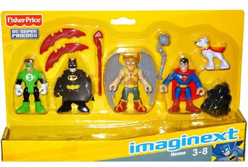 Fisher Price DC Super Friends Imaginext Heroes 3-Inch Mini Figure Set